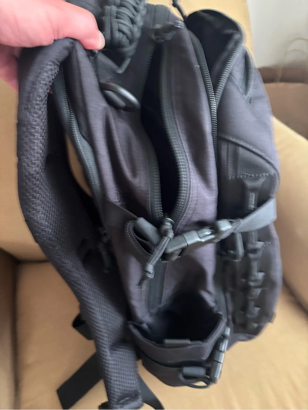 Direct Action Dragon Egg Mk II Tactical Backpack Black 25 Liter Capacity